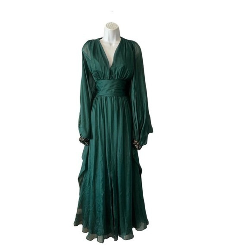 Badgley  Mischka collection silk Gown